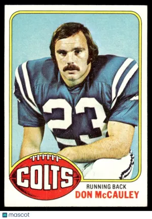 1976 Football Card Don McCauley #328