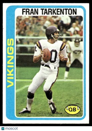 1978 Football Fran Tarkenton #100