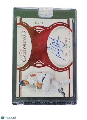 2025 Panini Flawless USA Baseball Paul Skenes #US-PS Gold 07/80
