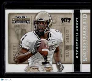 2015 Panini Contenders Draft Picks Old School Colors Larry Fitzgerald #32 Rookie