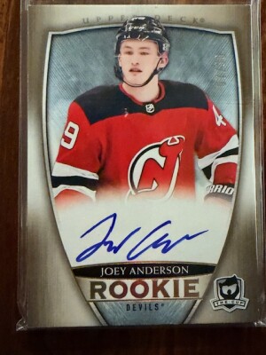2018-19 UD The Cup Joey Anderson Gold Spectrum Rookie Auto #123 /36