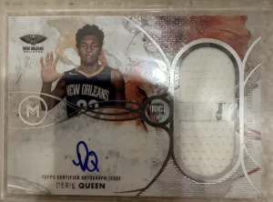 2026 Topps Motif Derik Queen Rookie Dual Relic Auto /75 SP #RDRA-DQ