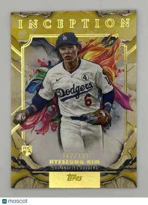 2025 Topps Inception Hyeseong Kim #4 Inception Rookie