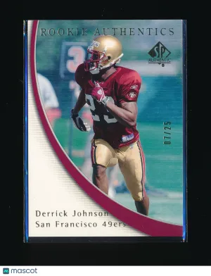 2005 SP Authentic Derrick Johnson #137 Gold Rookie