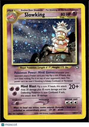 Slowking 2000 Neo Genesis Holo Rare #14/111