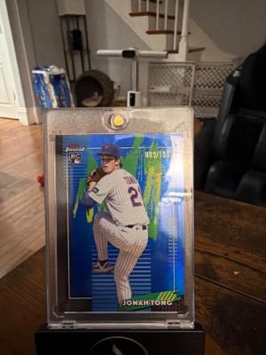 2026 Finest #72 Jonah Tong Blue Refractor #/150
