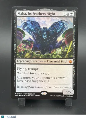Bloomburrow Maha, Its Feathers Night Foil