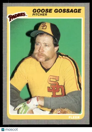 1985 Baseball Card Goose Gossage #33