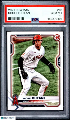 2021 Bowman Shohei Ohtani #85 front