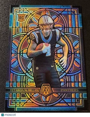 2025 Panini Mosaic Tetairoa McMillan #3 Mosaic Short Print Rookie