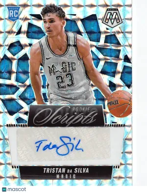 2024-25 Panini Mosaic Tristan da Silva Rookie Scripts Auto RC #RS-TDS Orlando Magic