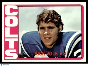 1972 Football Card Rick Volk #141