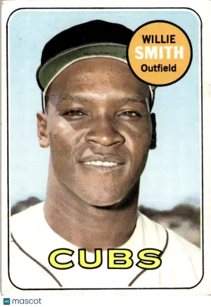 1969 Baseball Card Willie Smith #198