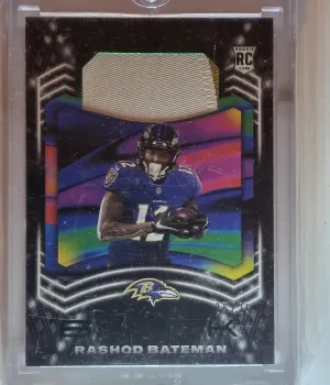 2021 Panini Black Rashod Batman Futuristic Rookie Patch Emerald /25