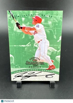 1997 Donruss Signature Series Ivan Rodriguez Millennium Marks Parallel/Variety Insert