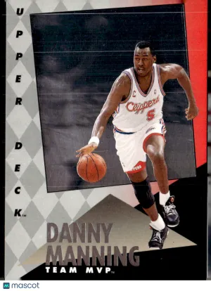 1993 Upper Deck Team MVP Danny Manning #12