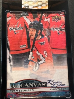 2025-26 Clear Cut - Ryan Leonard - UD Canvas - Rookie Debut
