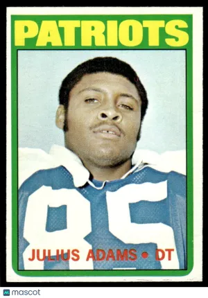 1972 Football Card Julius Adams #97