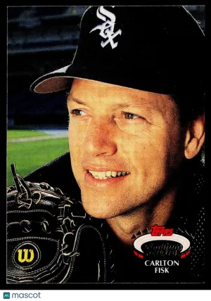 1992 Topps Stadium Club Carlton Fisk #480