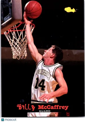 1994 Classic Basketball Card Billy McCaffrey Vanderbilt Commodores #16