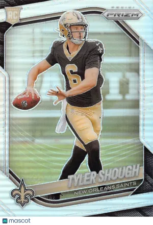 2025 Panini Prizm Football Tyler Shough Rookie RC #327 New Orleans Saints