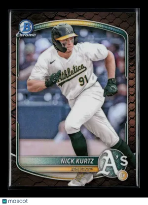 2025 Bowman Chrome Nick Kurtz #BCP-114 Snakeskin