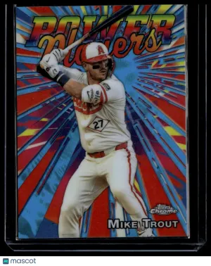 2017 Topps Chrome Power Players Mike Trout #PP-34