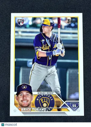 2023 Topps 530 Brice Turang RC Milwaukee Brewers