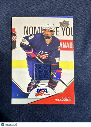 2026 Upper Deck USA Hockey Juniors Jillian McLaughlin #50 Jersey