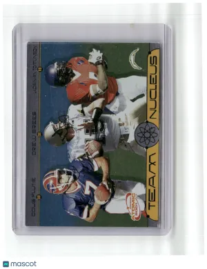 2001 Pacific Prism Atomic Doug Flutie / Drew Brees #9 Team Nucleus