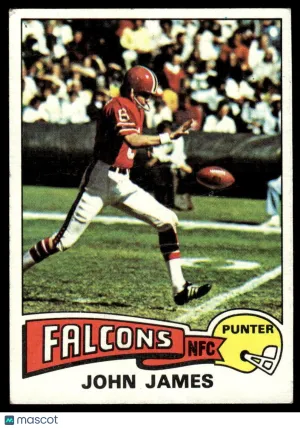 1975 Football John James #326