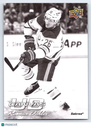 2026 Upper Deck Series 1 UD Canvas Rasmus Dahlin #C-3 Black & White