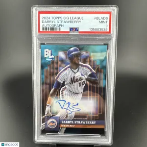 2024 Topps Big League Darryl Strawberry #BLA-DS PSA 9 Topps