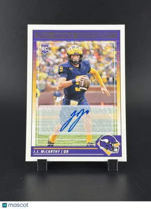 2024 Panini Score J.J. McCarthy #304 RC