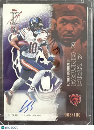 2025 Topps Signature Class Luther Burden III #232 /100 RC