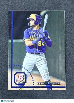 2022 Bowman Heritage BHP-121 Hedbert Perez Prospects Milwaukee Brewers