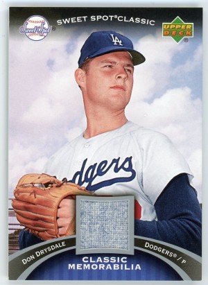 2007 Upper Deck Sweet Spot Don Drysdale Classic Memorabilia #CM-DR