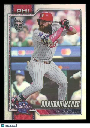 Brandon Marsh 2026 Topps Update All-Star Game Rainbow Foil #ASG-30 Philadelphia Phillies