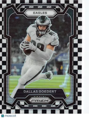 2023 Panini Prizm Football Dallas Goedert Checkerboard #238 Philadelphia Eagles