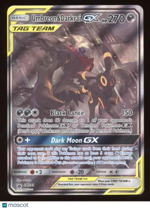 2017 Sun & Moon Umbreon & Darkrai GX Black Star Promo #SM241