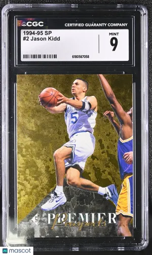 1994-95 SP Jason Kidd Rookie #2 CGC 9 Dallas Mavericks