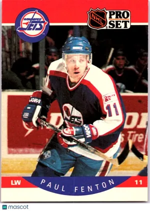 1989 Pro Set Paul Fenton #329