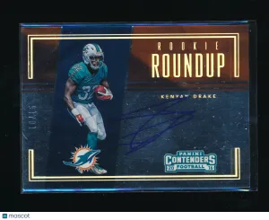 2016 Panini Contenders Kenyan Drake #262 Gold Rookie