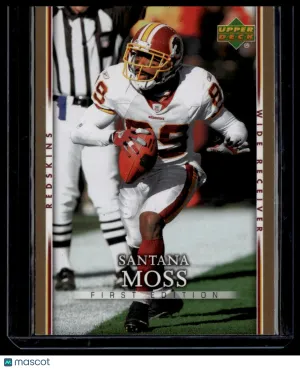 2007 Upper Deck Football First Edition Santana Moss #99