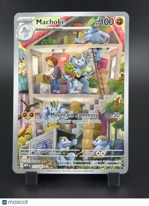 2023 Scarlet & Violet 151 Machoke Holo Secret Rare #177/165