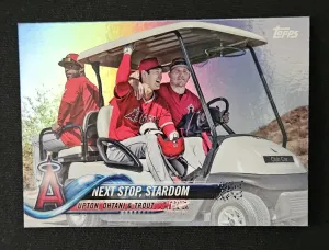2018 Topps Shohei Ohtani Next Stop Stardom Rainbow Foil