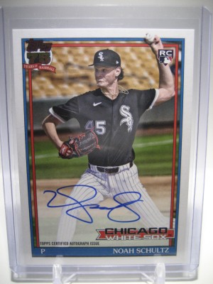 2026 Topps #91A-NS Noah Schultz 1991 Topps Autograph