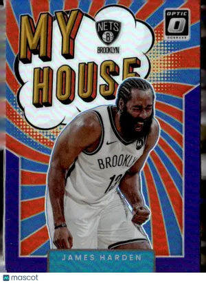 2022 Panini Donruss Optic My House James Harden #13 Purple Prizm