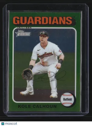 Kole Calhoun 2024 Topps Heritage High Number #62-Chrome /699