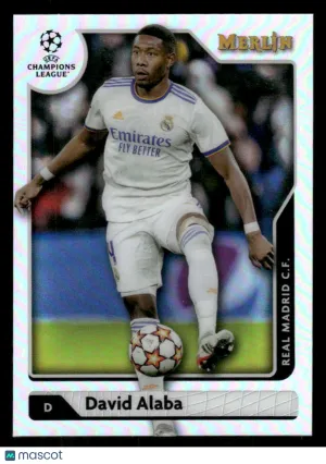 2021-22 Merlin Chrome UEFA Champions League David Alaba #104 Refractor